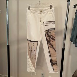 Designer White Jeans